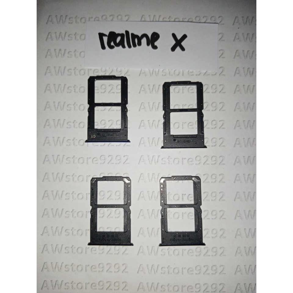 Slot Tempat Dudukan Kartu Simcard Sim card Lock Simtray Sim Tray REALME X