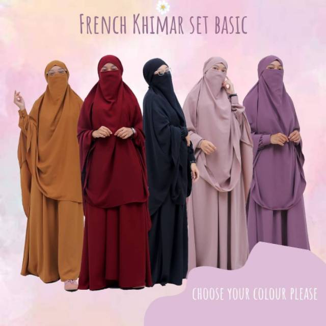 French Khimar set Gamis