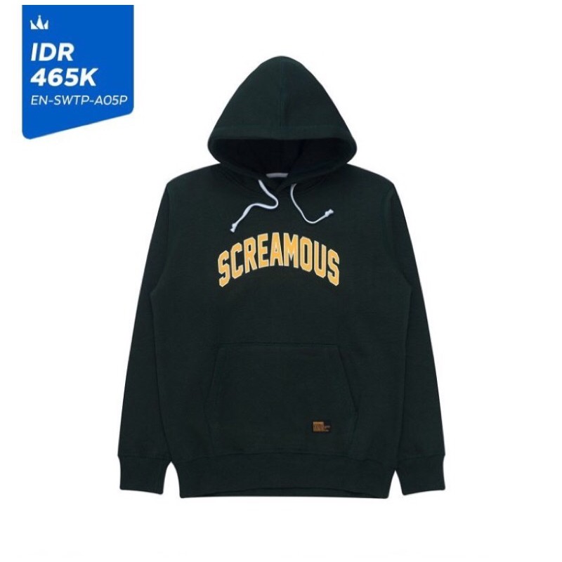 HOODIE SCREAMOUS hijau