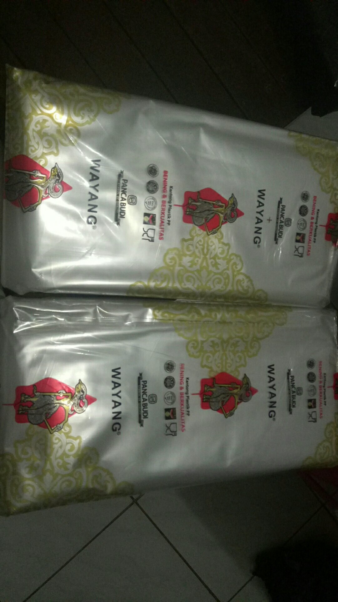 Pp Bening Wayang Uk 60x100 - Plastik Laundry - Loundry - Plastik Kemasan