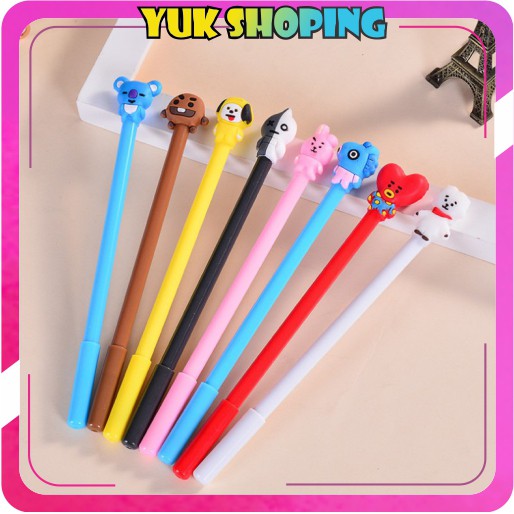 

✧YUKSHOPING✧R147 Pulpen Gel Pena Pen Perlengkapan Sekolah Stationary Pena COD