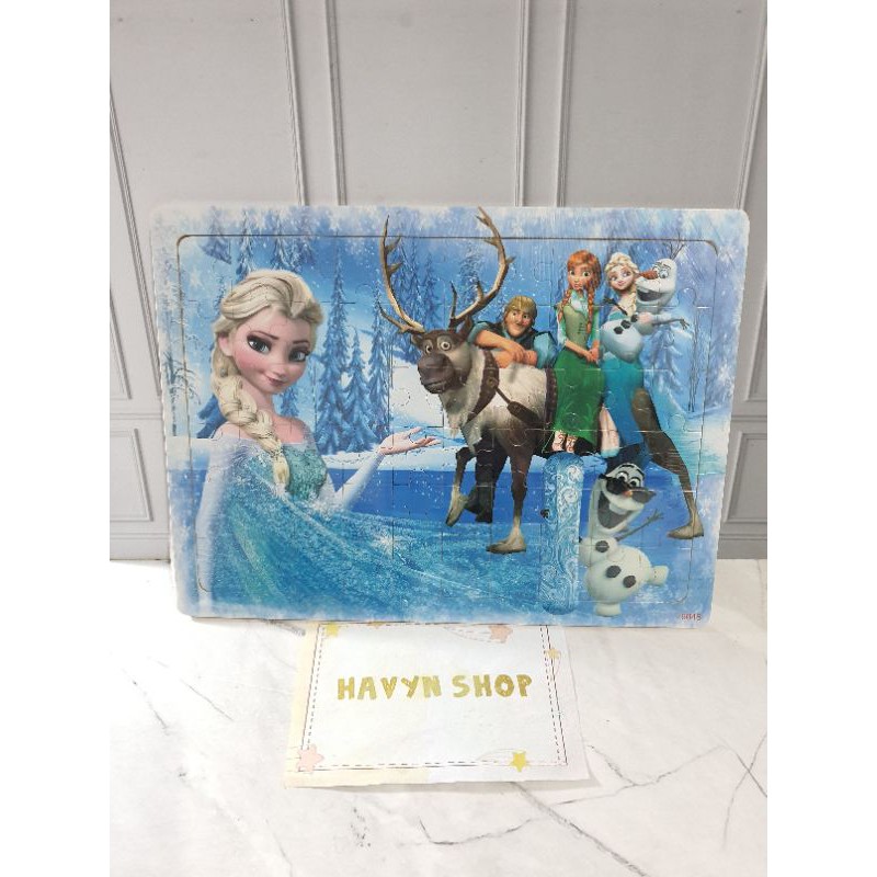 PUZZLE KAYU/PUZZLE KNOB KAYU-FROZEN