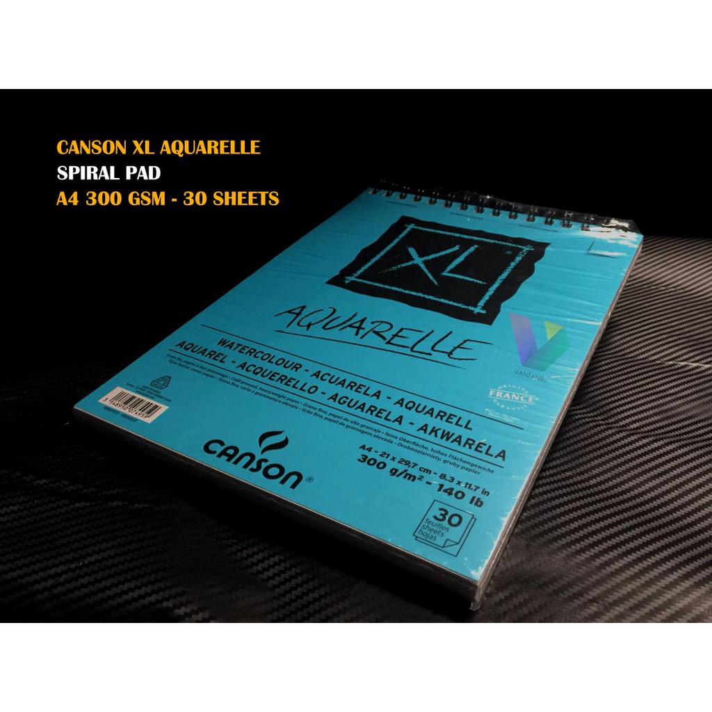 

Canson XL Aquarelle Water Color Paper A4 30 Sheets Watercolour Pad untuk Cat Air Buku Gambar