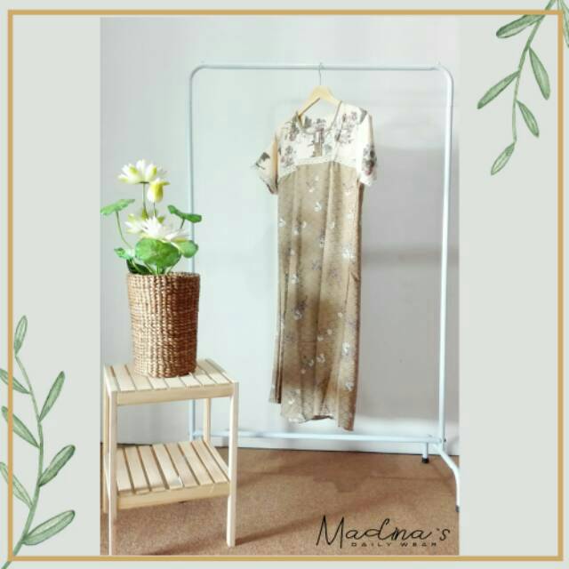 Daster Riyana Lime by Nafra Qonita Batik Pekalongan