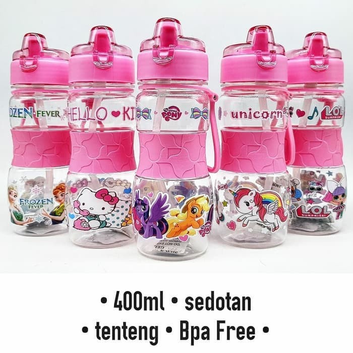 Botol Minum 3688 Karakter Anak-Anak BPA free Ukuran 480ml