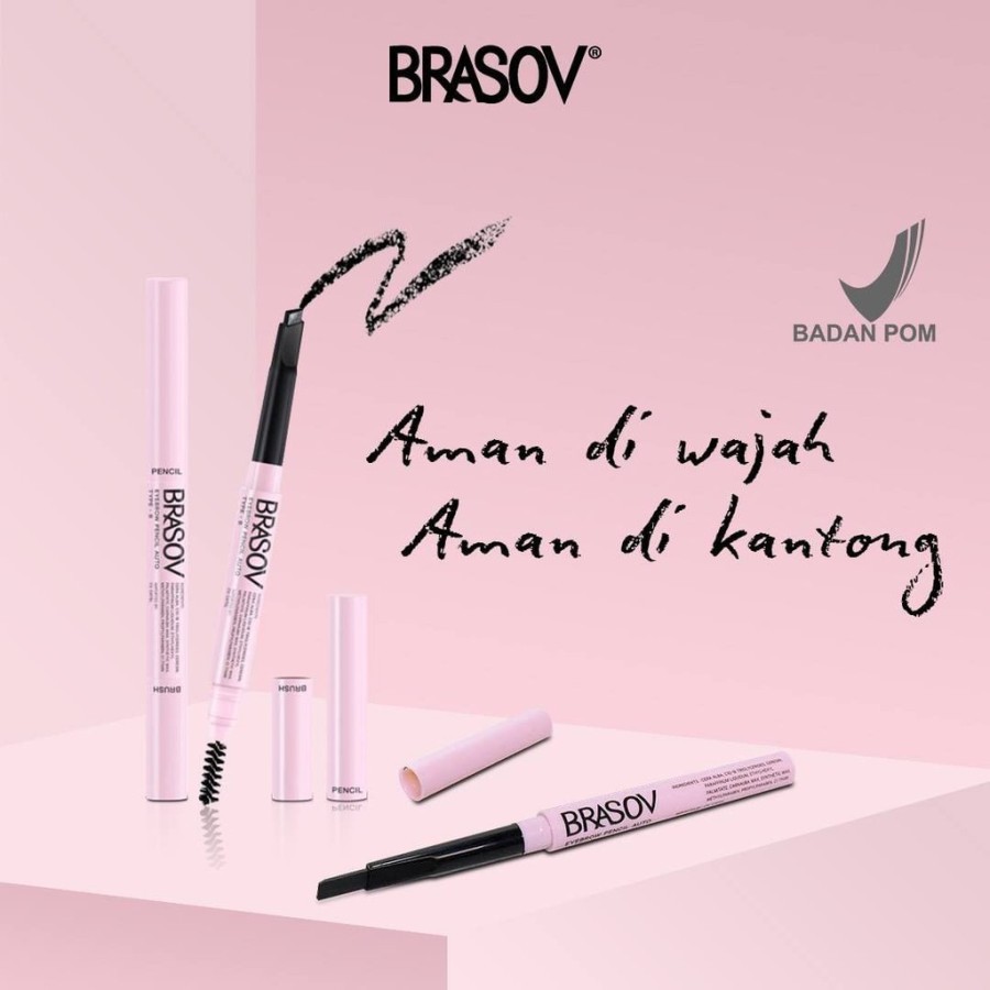 ★ BB ★ BRASOV Eyebrow Auto Matic - Eye Brow Matic - Type B - Pensil Alis Putar