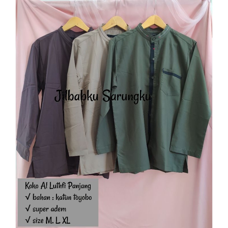 Baju Koko Al Luthfi panjang
