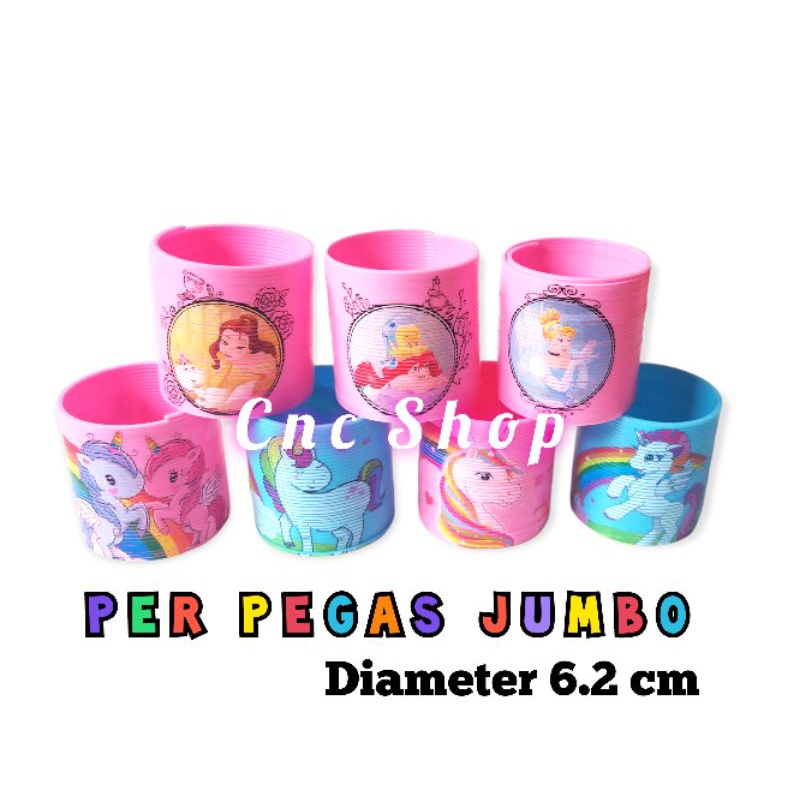 Per Slinky /Per Pegas Besar /Per Yoyo Lucu Karakter Unicorn Emoji Avengers Frozen Mainan Anti Stress Anak Magic Spring