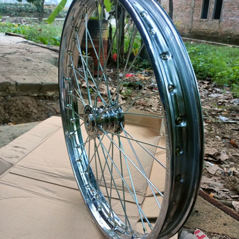 Velg Jari Jari Chopper Ring 21 . Velg Depan Chopper . velg chopper set