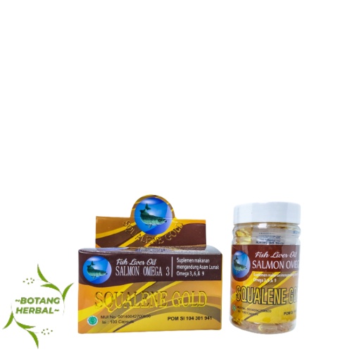 SQUALEN GOLD / Fish Liver Oil Salmon Omega 3 SQUALENE GOLD -BOX GOLD