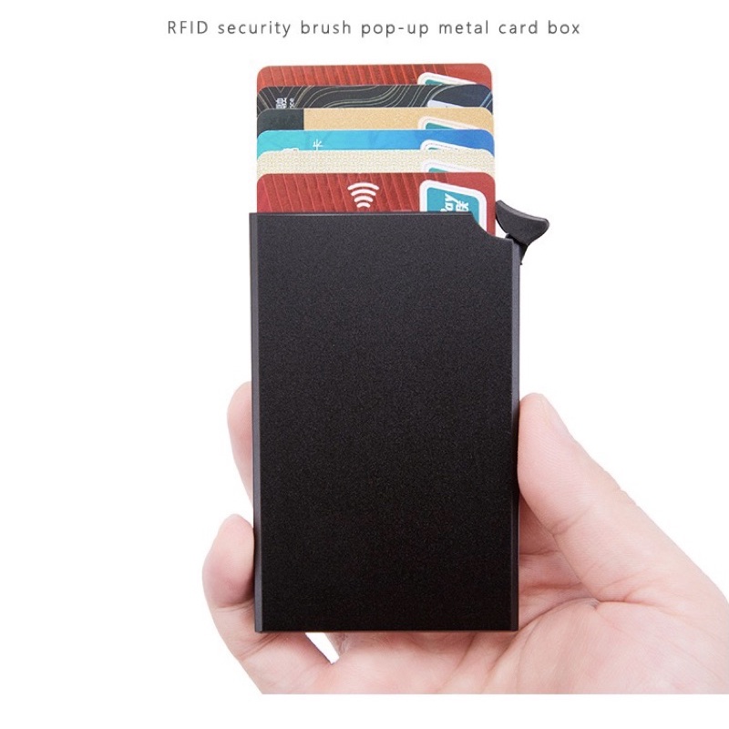 Dompet Kartu Metal Wallet Rfid Card Holder X-55