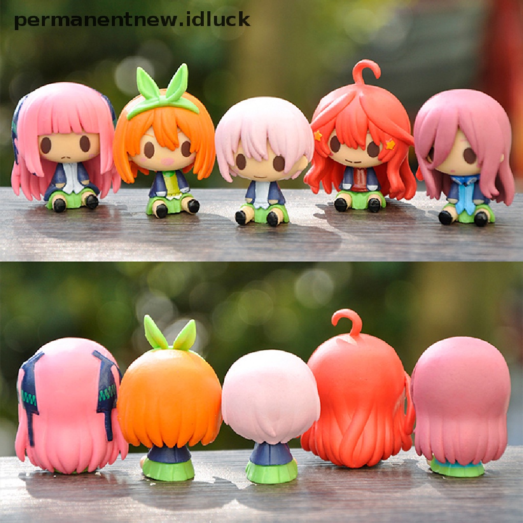 5pcs Mainan Action Figure Model Kartun Anime The Quintessential Quintuplets Untuk Hadiah