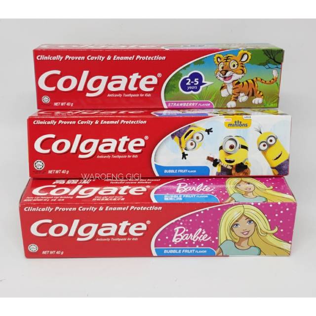 Pasta Gigi Anak Colgate / Odol Anak Colgate / Colgate Kids Toothpaste Minion Barbie