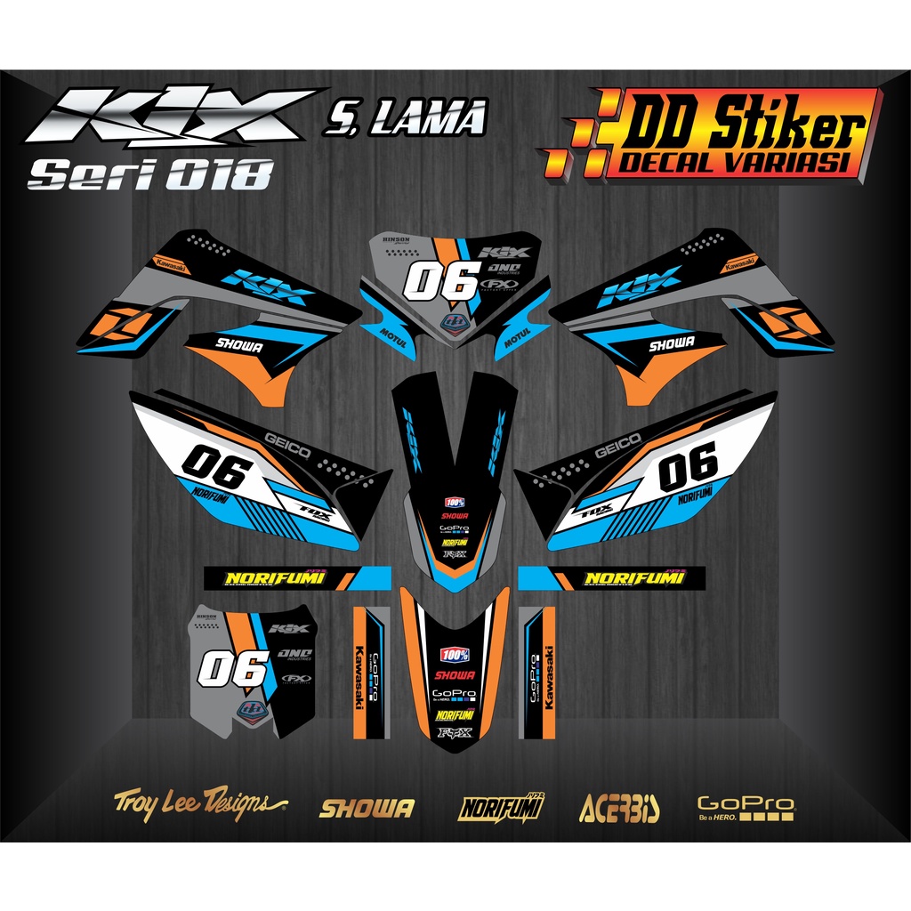 Decal klx 150s/l/G Tosca / dekal stiker klx s / dekal klx 150g / dekal klx 150g / dekal stiker klx s