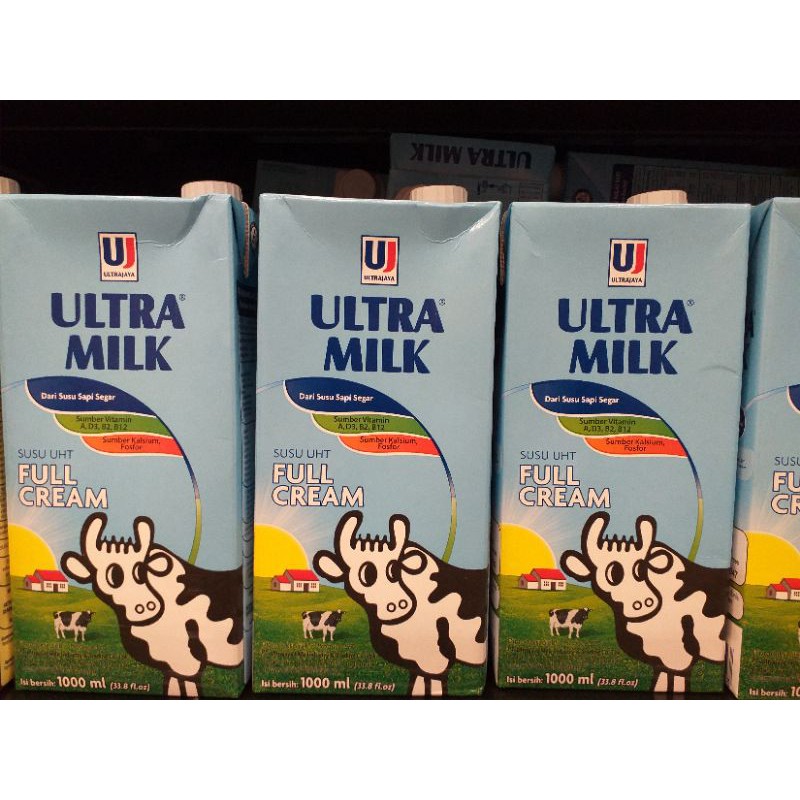 

Susu Ultra Milk Full Cream 1 Liter