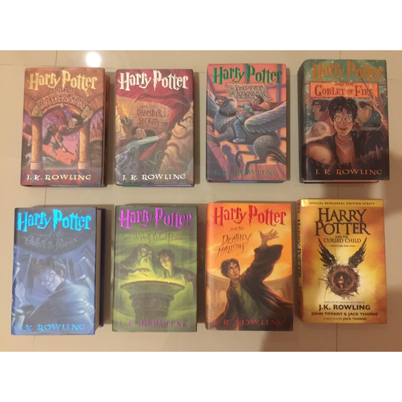 (English+Original) Harry Potter and the sorcerer’s stone chamber of secret goblet of fire azkaban