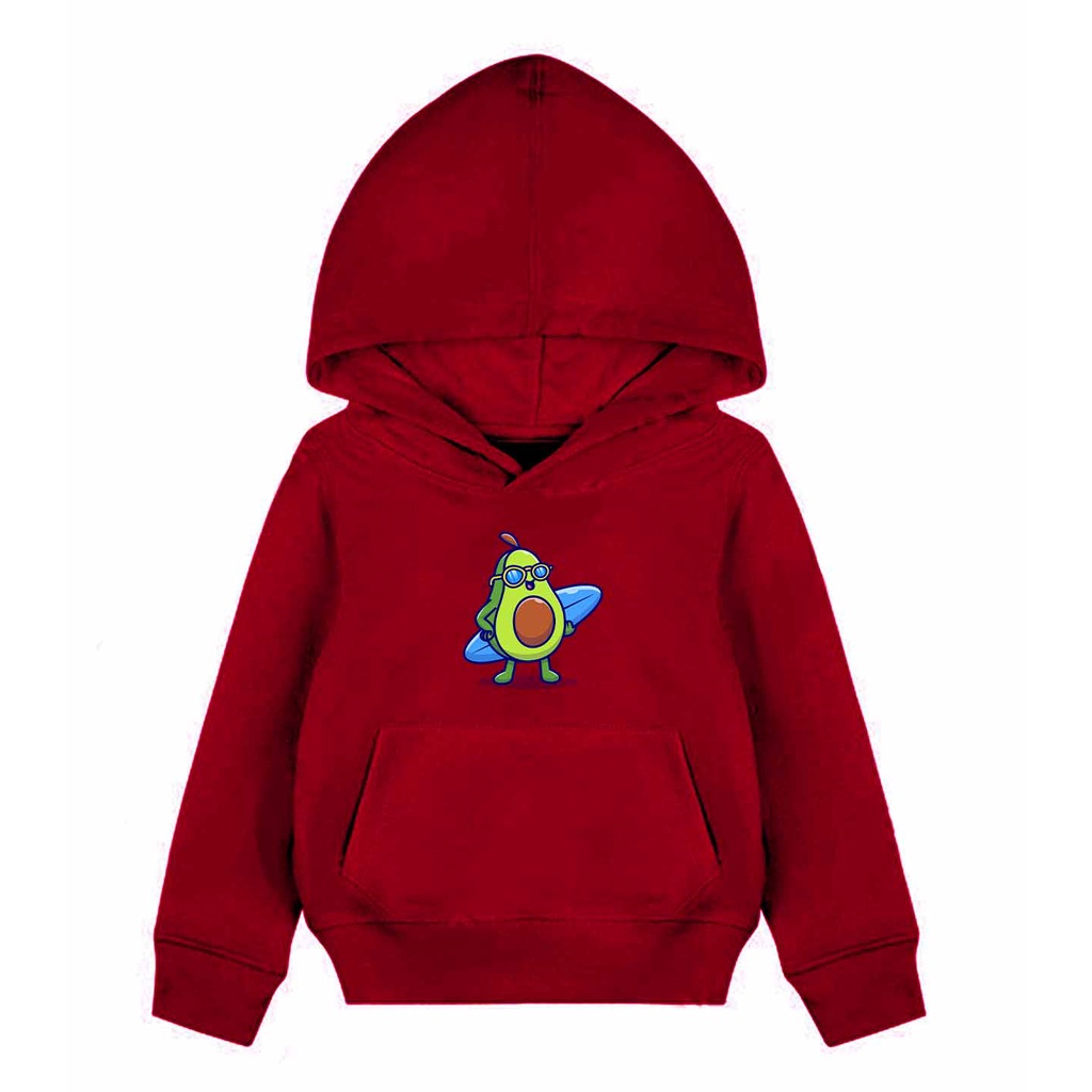 Hoodie Anak Avocado Surf Kids Sweater Pakaian Fleece M - XL