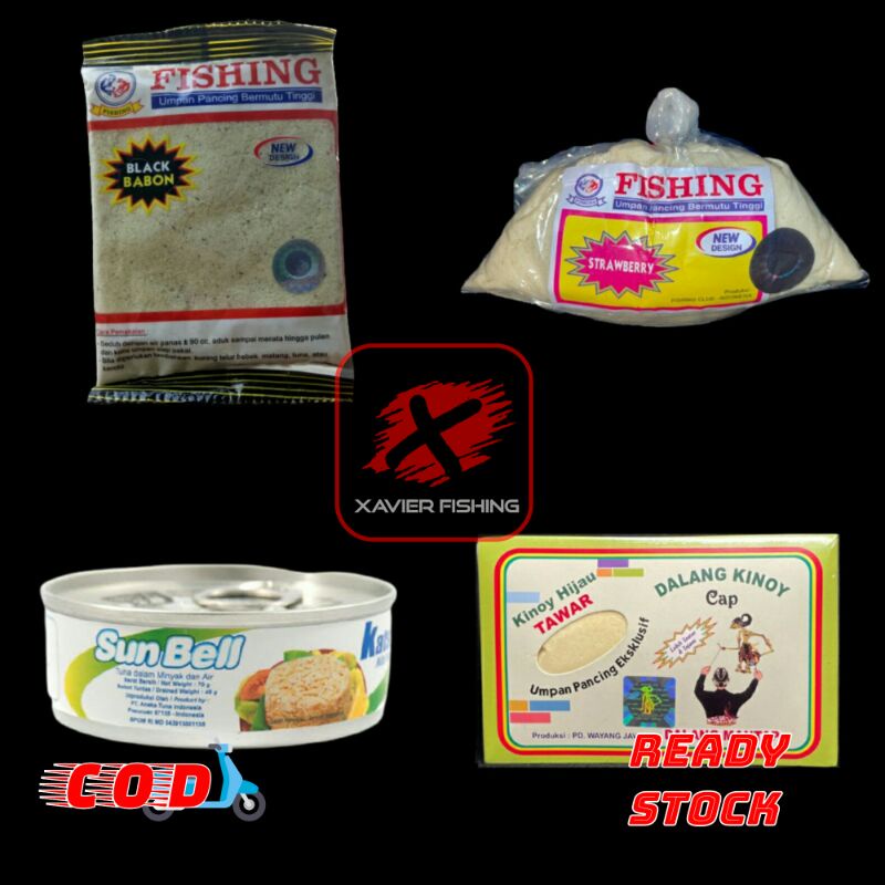 Paket Umpan Fishing Black Babon Dalang Mantap