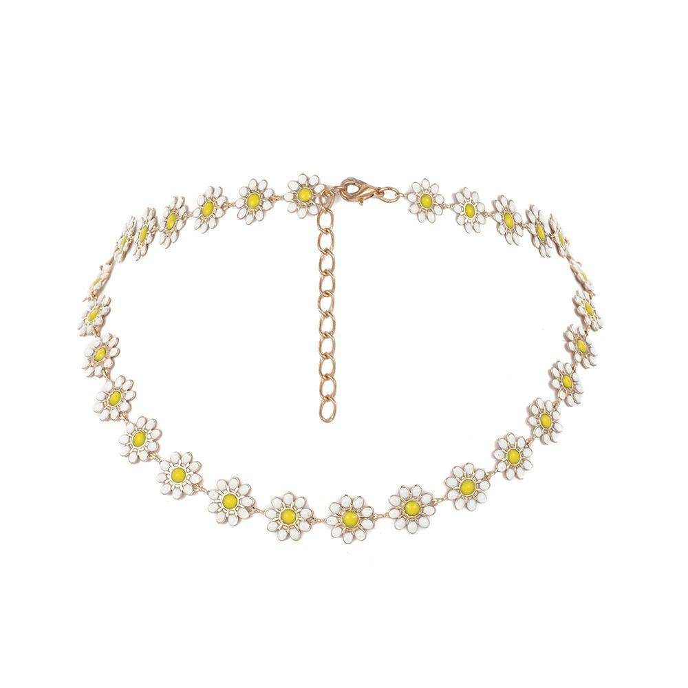 R-flower Daisy Kalung Hadiah Wanita Wedding Choker