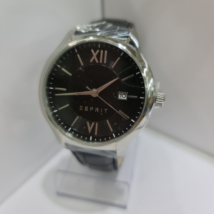 Jam tangan pria Esprit Clyde Black original garansi resmi