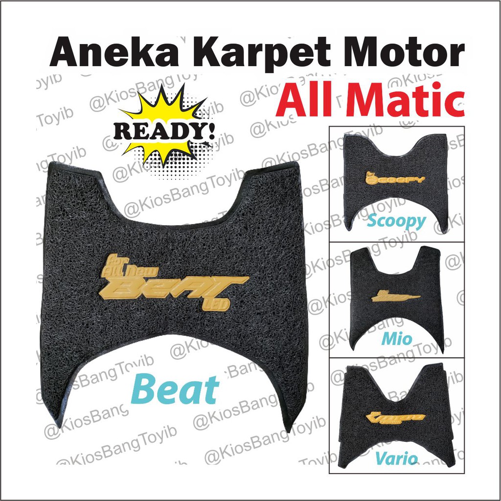 Karpet/Alas/Keset Motor Matic Honda Beat Scoopy Vario Yamaha Mio