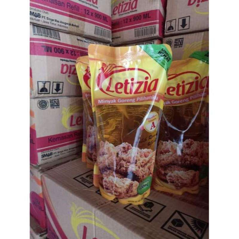 

minyak Letizia pouch 900ml murah