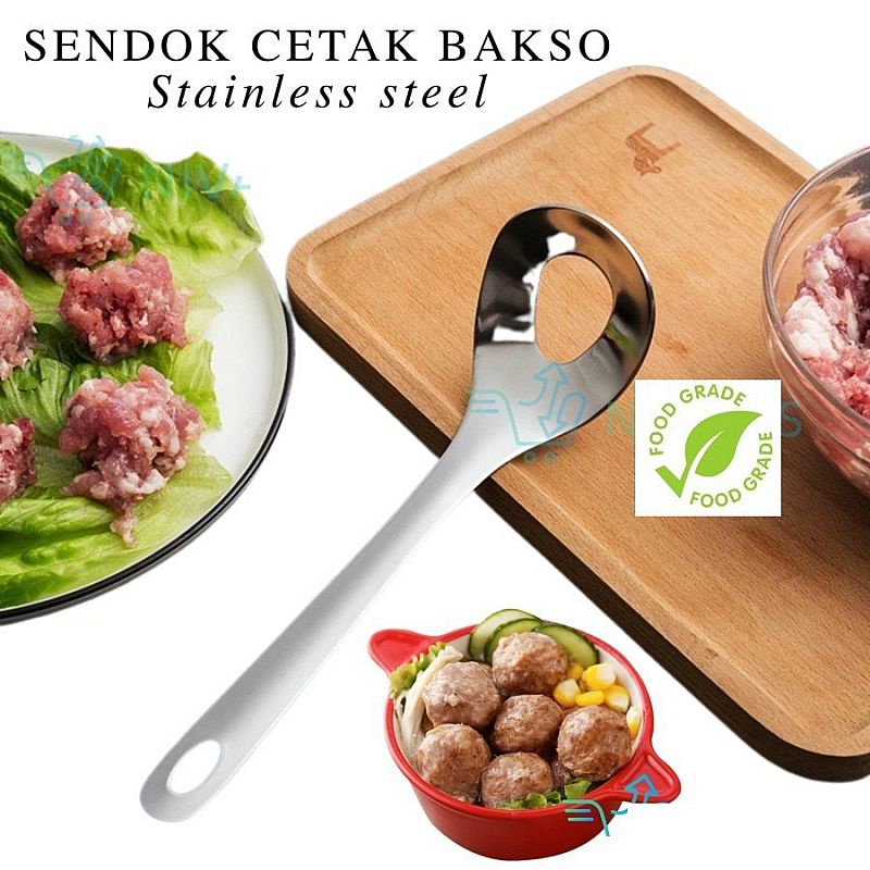 Pcdshop Alat Cetak Stainless Meatball Manual Bakso