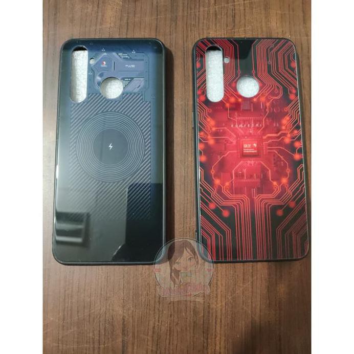 FINLAY CASE REALME 5 PRO EDGE PAINTED TEMPERED HARD GKK LUXURY GLASS 5G RT1105