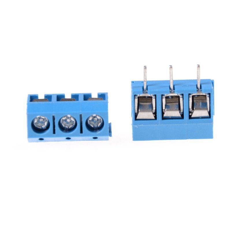 Terminal srew 3 pin PCB BLOCK KF301-3P BIRU