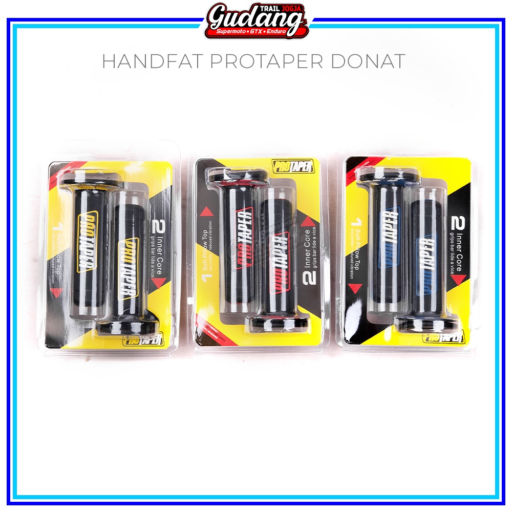 Handgrip Handfat Hanfat Karet Stang PROTAPER CLAMP ON Polos Transparant