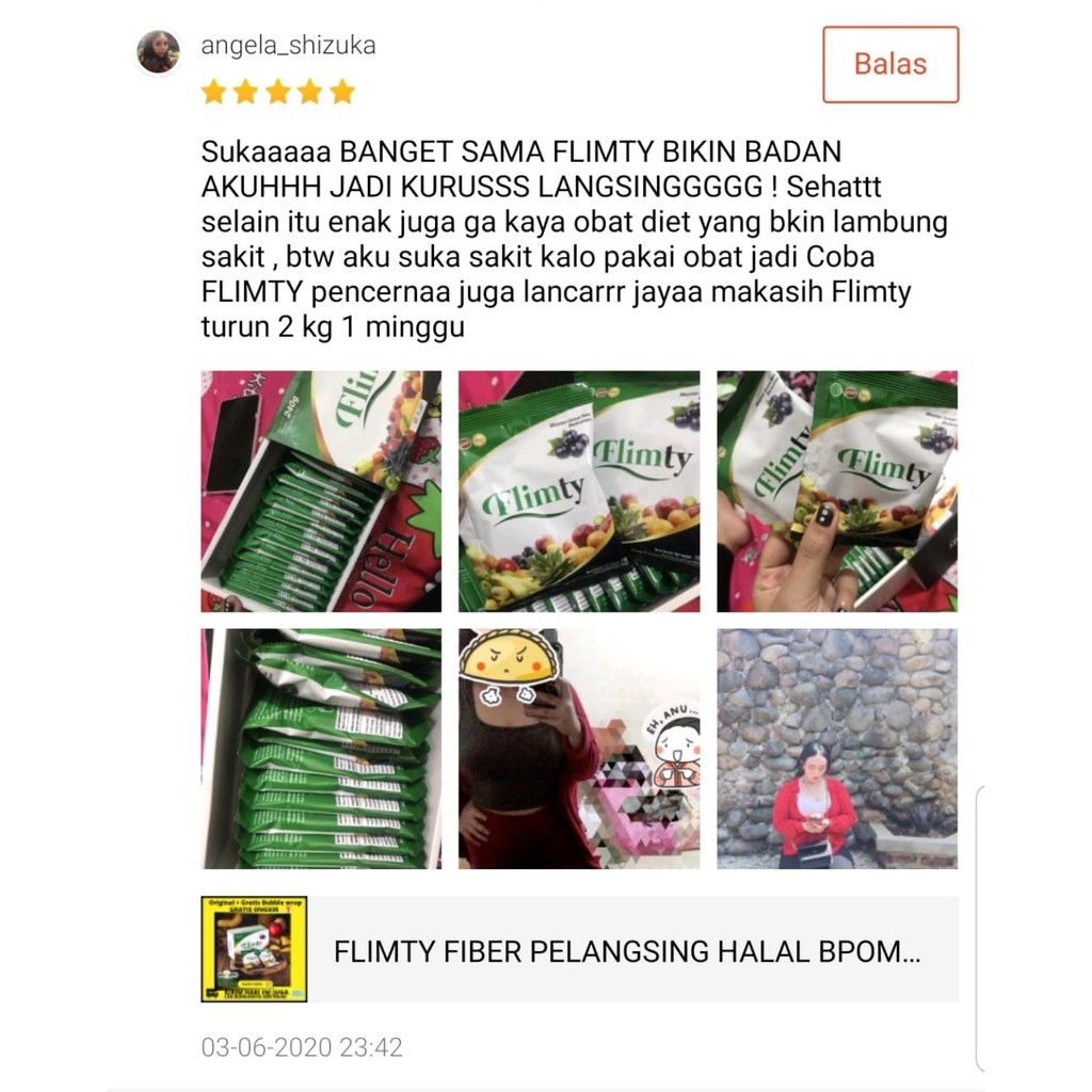 Flimty Fiber Pelangsing Perut Buncit Badan Cepat Dan Ampuh Pria Wanita Penurun Berat Badan Halal BPOM DIET DETOX HERBAL 1 BOX 16 SACHET PAKET PROMO GOLD MINUMAN ORIGINAL ORI 100% ASLI COD Pelakor FLIMITY SLIMTY FLIMINTY FLEMTY FLITY FLYMTI FLYMTY FLIMTI