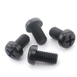 M3*6 m3 x 6 Black Nylon Screw Plastic Round Pan Head Screw