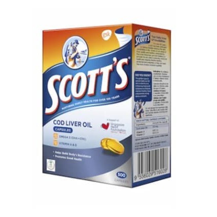 

#HANDCARRY Scott's Pure Cod Liver Oil 500s - UFOHCR3218