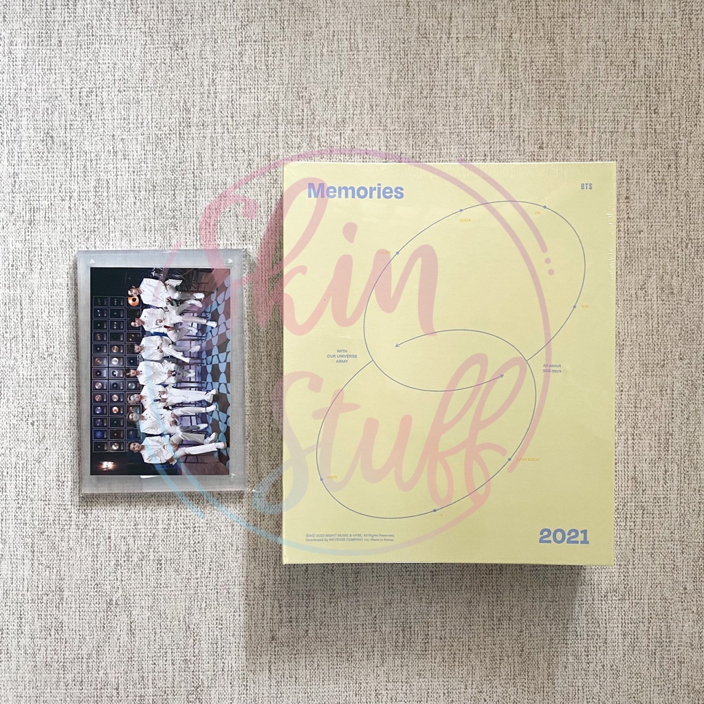 READYSTOCK SHARING BTS MEMORIES OF 2021 DVD DIGITAL CODE RM JIN SUGA JHOPE JIMIN V TAEHYUNG JUNGKOOK