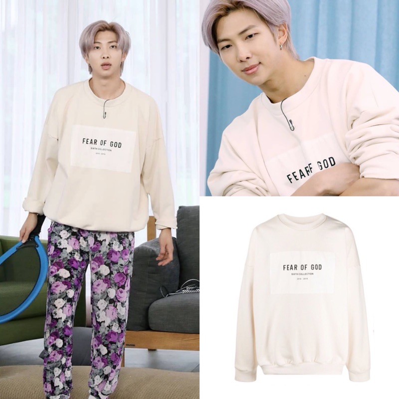 [READY] NAMJOON FEAR OF GOD SWEATER RUN BTS