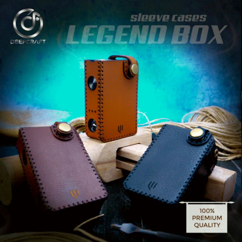 Premium Sleeve Case Legend Box Free Tali Lanyard / Holder Case legend boxmod Leather Sleeve