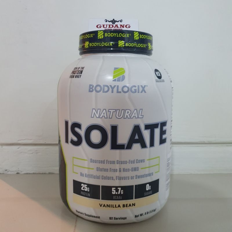 Bodylogix Natural Isolate 4 Lbs Whey Protein Isolate