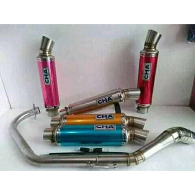 Knalpot racing cha kidal for VIXION CBR MEGAPRO TIGER VERZA MINERVA GL SCORPIO FU MX KING