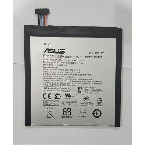 Baterai batre batere zenpad 8.0 Z380KL Asus C11P1505 Original100%