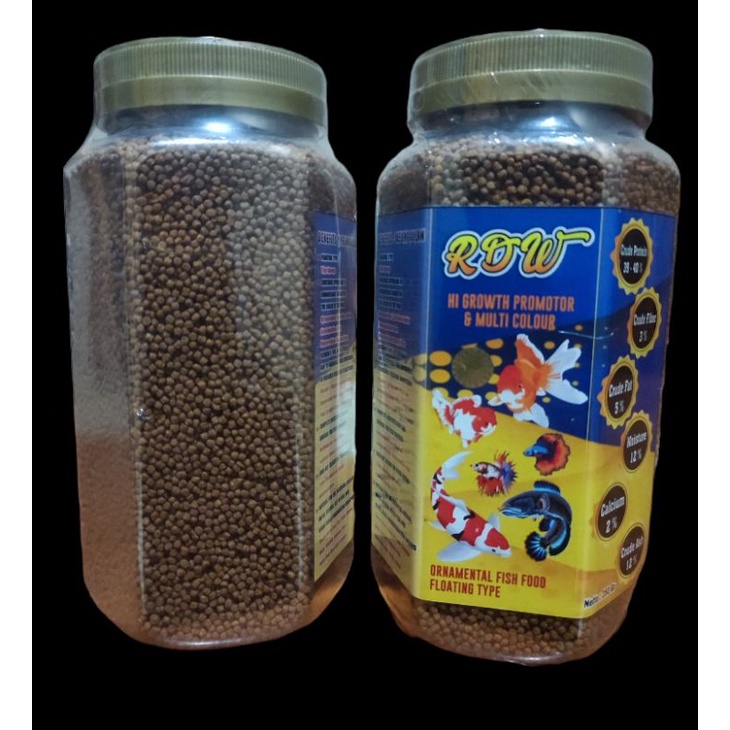 pelet ikan/gold fish/koki/untuk pertumbuhan dan mempertahankan warna