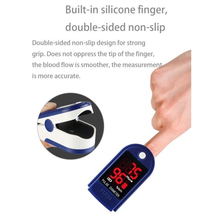 Fingertip Pulse Oxymeter Oximeter SPO2 LCD Full Colour LK87