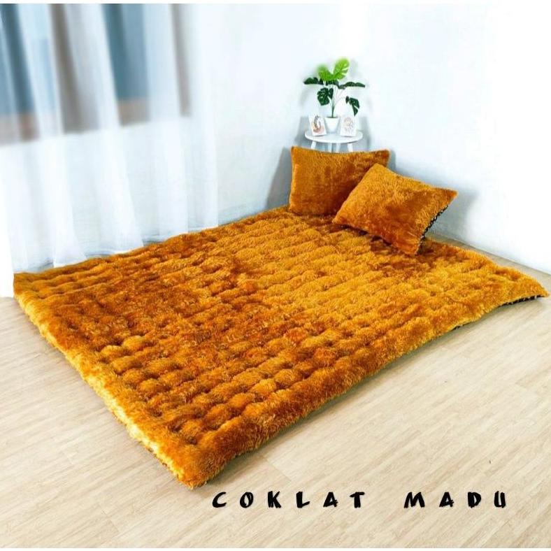 (REALPICT) PROMO 5.5 KASUR MENUL JUMBO 200X170X10 DAN 180X140X10-12 SUPER TEBAL KURNIASINDO / KADO P