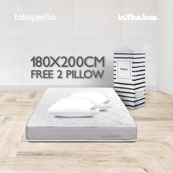 KASUR SPRING BED IN THE BOX inthebox King size 180x200