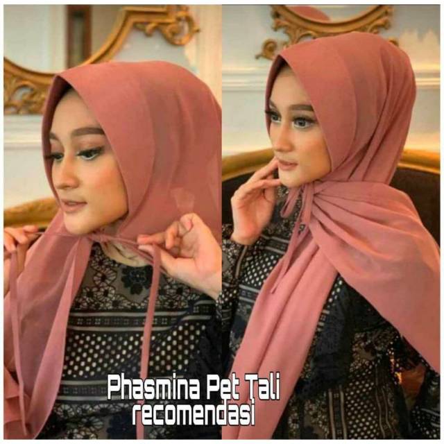 (ORIGINAL) PASHMINA TALI PAD BAHAN CERUTY || SOFT PAD MURAH
