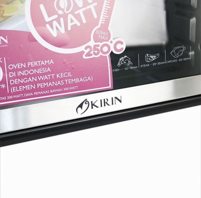 Kirin KBO-200RAB LOWWATT ( 20L ) Oven with Lamp 100% ORI