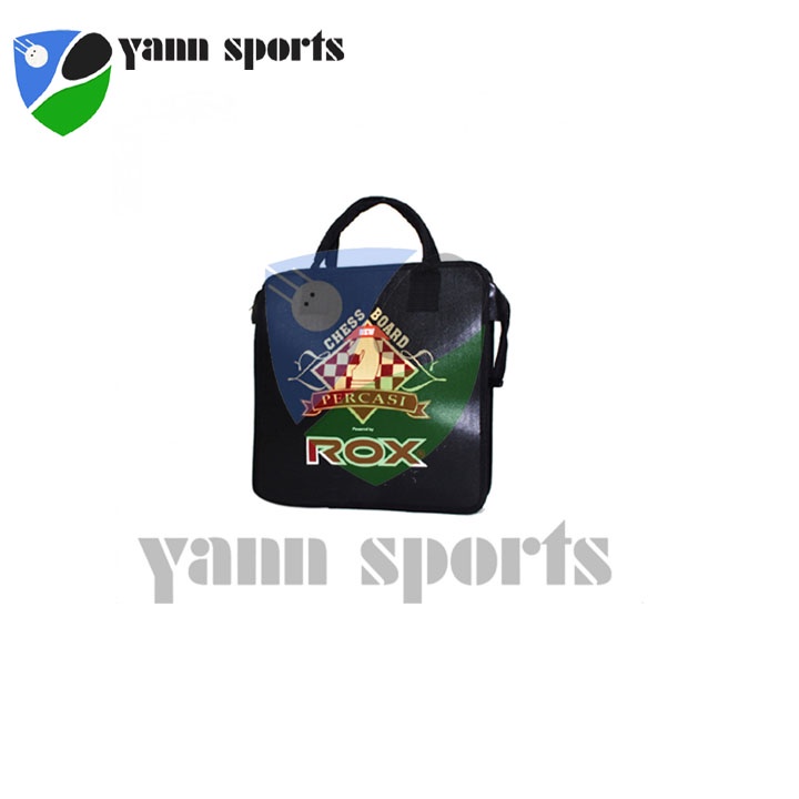 Papan Catur Kayu Percasi Tas ROX Lipat 4 Lipat 8