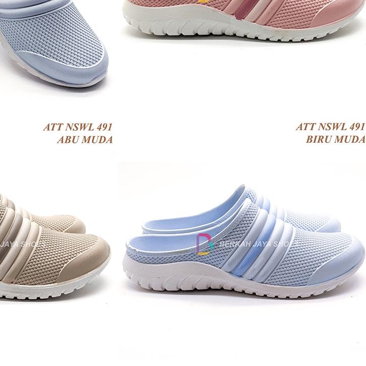 Sepatu Sandal Karet Wanita - Sepatu Sandal Karet Wanita ATT NSWL 491 - Sepatu Sandal Anti Air dan An