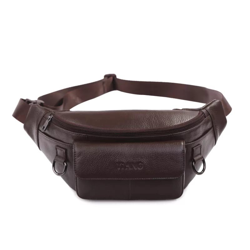 SUPER MURAH Tas Waistbag/Selempang Pria Kulit Sintetis ALALI HT