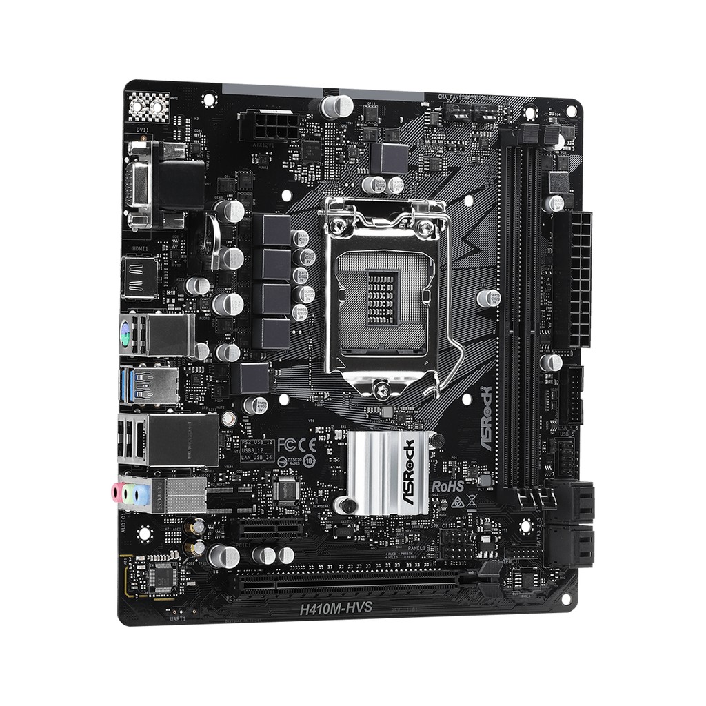 ASRock H410M-HVS (LGA1200, H410, DDR4, USB3.2, SATA3)