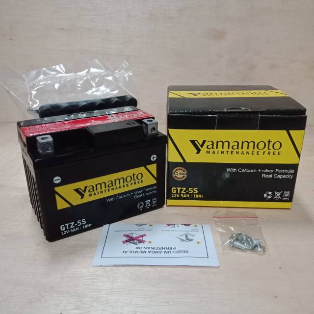 Accu aki kering 12volt-5 ampere YAMAMOTO